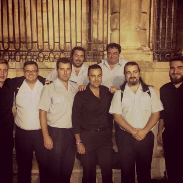 Con amigos de la Banda Municipal de Jaén